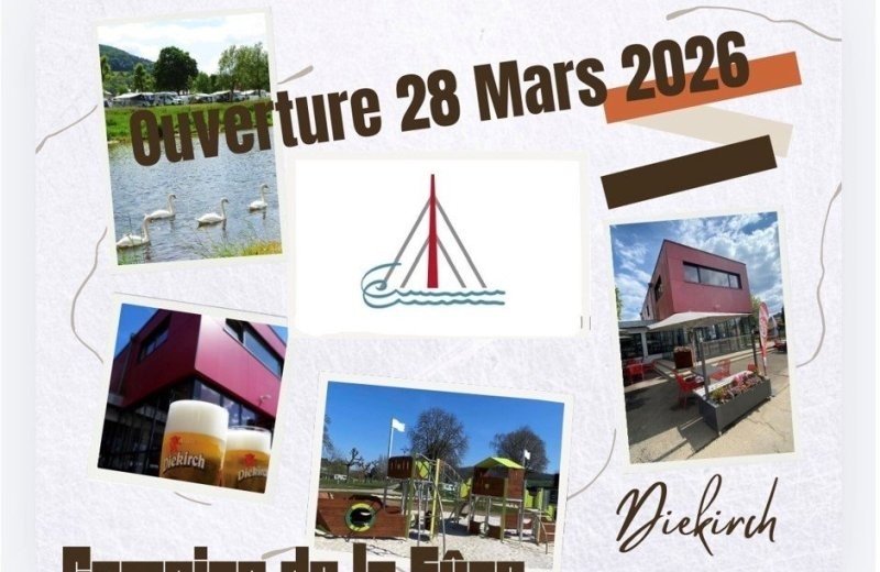 Ouverture du camping